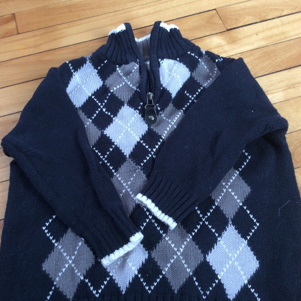 Boys argyle sweater